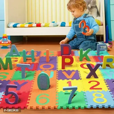 Soft EVA Foam Baby Children Kids Play Mat Alphabet Number || 36 pieces ||-thumb0