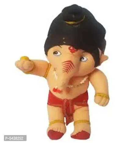 Bal ganesh ganpati teddy bear soft stuffed plush toy kid children birthday gift/lord ganesha toy for kids (30cm)-Multi color-thumb0