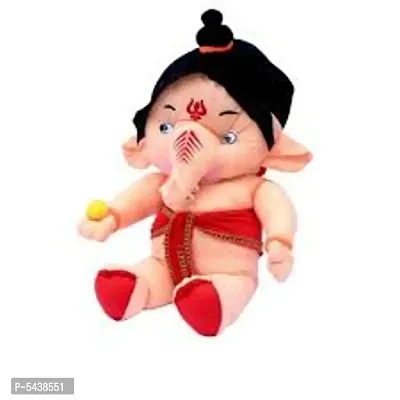 Cute Huggable Lord Ganesha Plush Soft Toy for Kids (30cm) multicoloured-thumb0