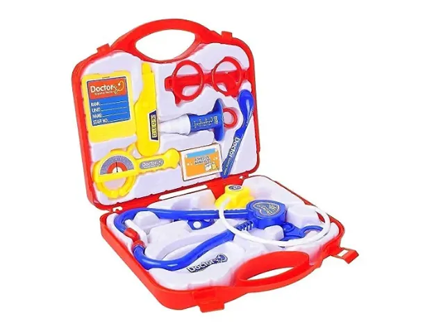 Doctor Plastic Play Kit with Fold-able Suitcase for Kids