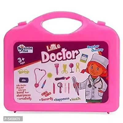 Doctor Play Set with Foldable Suitcase, Doctor Set Toy Game Kit, Compact Medical Accessories Toy Set Pretend Play Sets, Boys, Girls, Doctor Play Sets for Kids for 2-6 Years Old Kids (multicolour)