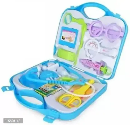 Blue Doctor Set Toy/Game Attachi ,Medical kit Suitcase