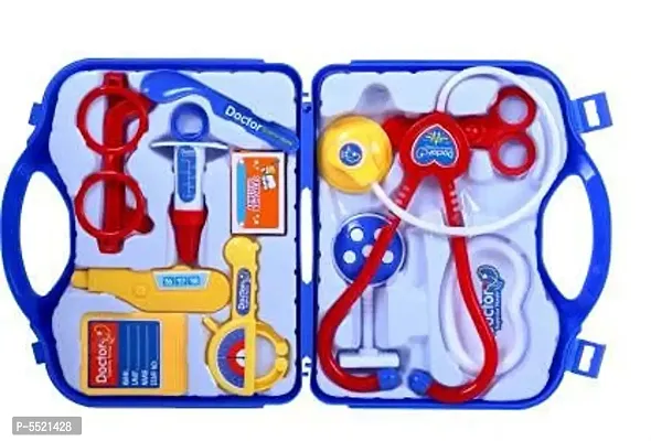 Doctor Play Kits for Kids 2-5 Years Old Kids Foldable Suitcase Doctor Set Toy Game Kits Compact Medical Accessories Multicolor Toy Set for Kids ,Boys ,Girls, Children-thumb0