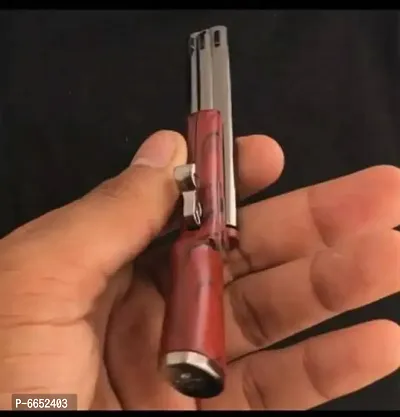 Vaishnavii Refillable Small Double Barrel Gun Shaped Lighter-thumb3