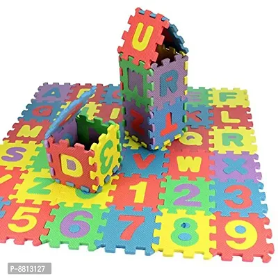 Classy Soft Eva Alphabet Number Puzzles Play Mat For Kids 36 Pieces-thumb0