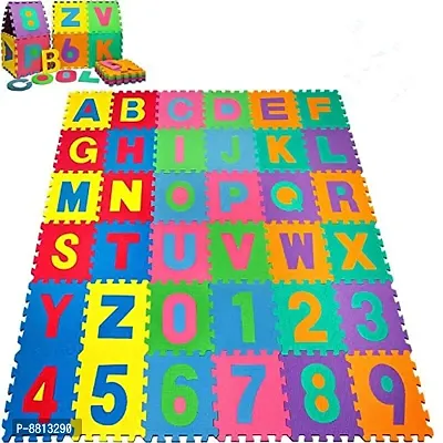 Soft EVA Foam Baby Children Kids Play Mat Alphabet Number || 36 Pieces ||