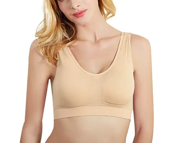 Stylish Blend Solid Bras For Women