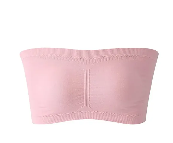 Solid Tube Bra For Women