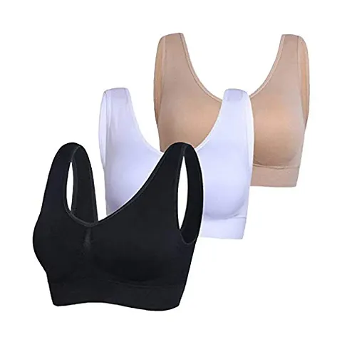 QSN STUFF Women Air Bra (Set of 3 Pieces)