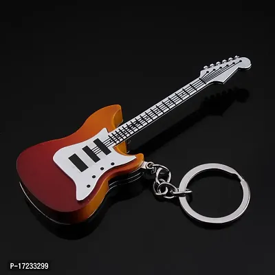 Vaishnavii Refillable Guitar Lighter with Keychain Creative Gas/Cigarette Lighter