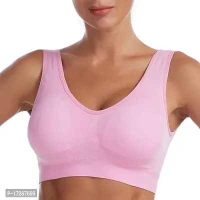 Buy Vaishnavii Air Cotton Non Padded Non-Wired Air Sports Bra (Pack Of 1)  Online In India At Discounted Prices