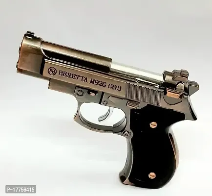 Vaishnavii Revolver Small Brown Pistol Creative Lighter Hanging Cigarette Gun Lighter Refillable Gas Lighter
