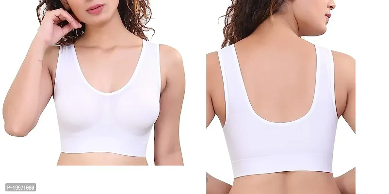 Women's Air Bra, Sports Bra, Stretchable Non-Padded & Non-Wired
