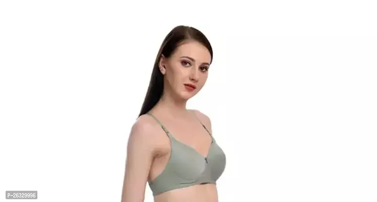 Stylish Multicoloured Cotton Solid Bras For Women-thumb0