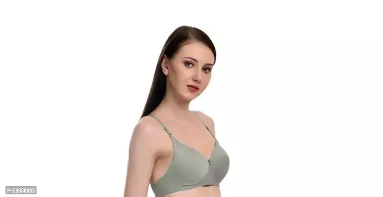 Stylish Multicoloured Cotton Solid Bras For Women-thumb0