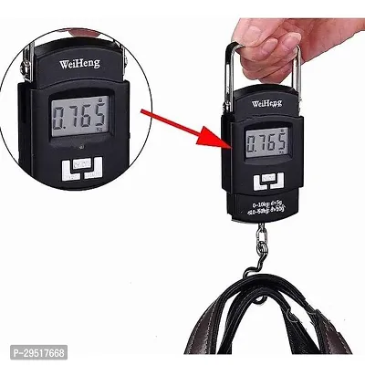 Portable Electronic Weighing Scale Up-to 50 kg with LCD Display and Backlight-thumb3