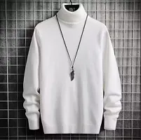 High Neck Sweatshirt, made up of Superior quality acrylic wool, that keeps you warm during Pre-winter season.-thumb4