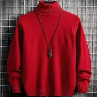 High Neck Sweatshirt, made up of Superior quality acrylic wool, that keeps you warm during Pre-winter season.-thumb4