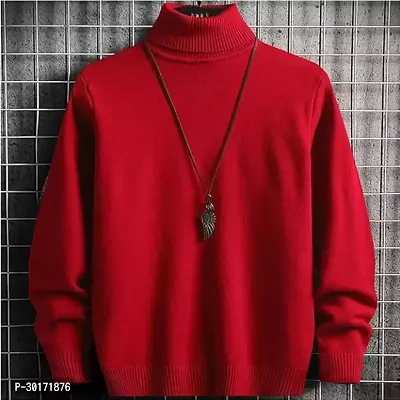 High Neck Sweatshirt, made up of Superior quality acrylic wool, that keeps you warm during Pre-winter season.-thumb5