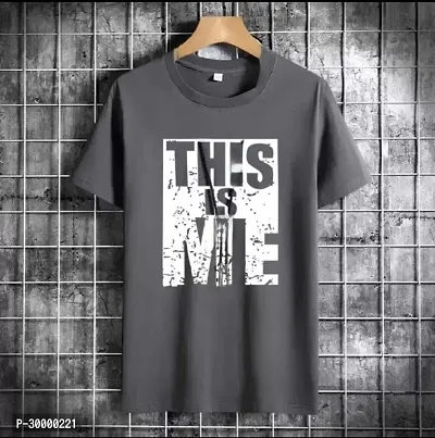 Stylish Polyester Printed T Shirt  For Men-thumb0