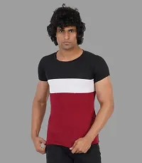 Trendy Polyester T- Shirts for Men(pack of 6)-thumb1