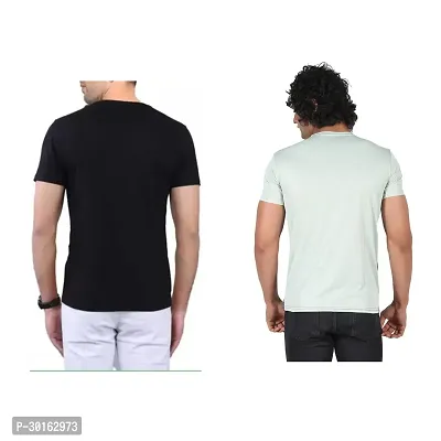 Trendy Polyester T- Shirts for Men(Pack of 2)-thumb3