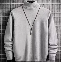 High Neck Sweatshirt, made up of Superior quality acrylic wool, that keeps you warm during Pre-winter season.-thumb4