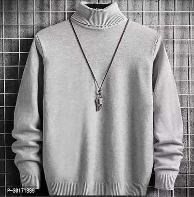 High Neck Sweatshirt, made up of Superior quality acrylic wool, that keeps you warm during Pre-winter season.-thumb5