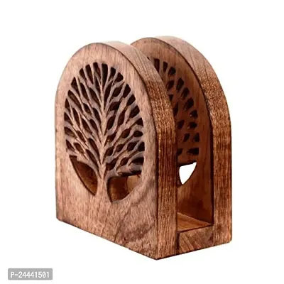 M.A Wooden Napkin Holder-thumb0