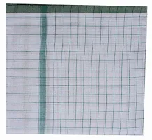 THE ANTILLES FABRICS White Cotton GAMCHA New & Modern Look Green Check & Border, Size (30?60) INCHES-thumb1