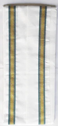THE ANTILLES FABRICS White Cotton GAMCHA New & Modern Look Multicolor, Size (30?68) INCHES-thumb1