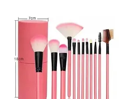 Makeup Brush with Pink Storage Box-thumb2