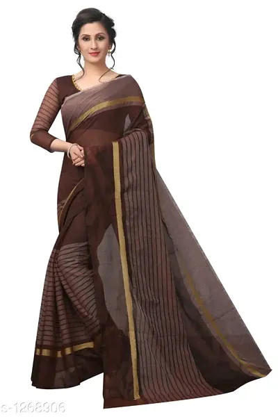 Best Selling Striped Pattern Cotton Silk Sarees