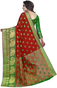 Fancy Banarasi Silk Fashion Designer Woven Work Sarees-thumb3