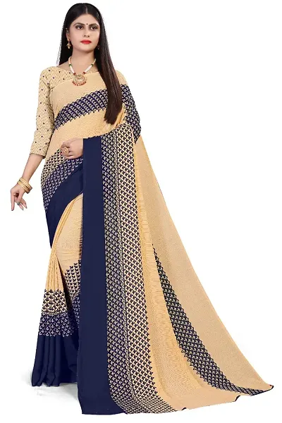 Fancy Georgette Sarees with Blouse Piece