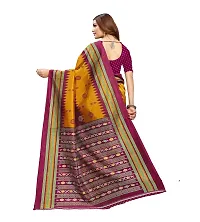 Stylish Maroon Art Silk Saree With Blouse Piece For Women-thumb1