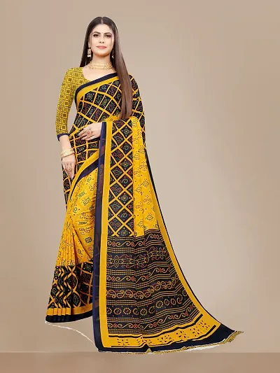 WOMANS BRASSO SAREE WITH BLOUSE PIECE