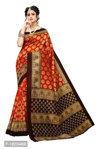 Stylish Art Silk  Saree with Blouse piece For Women