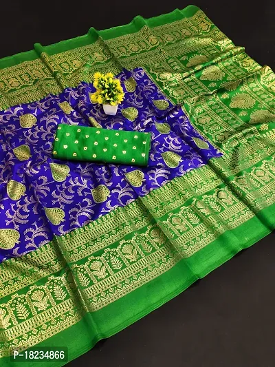 Stylish Art Silk  Saree with Blouse piece For Women