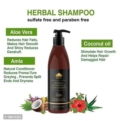 Herbal Shampoo Sulfate Free And Paraben Free-300 ml