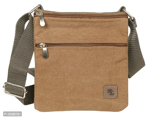 Twin Side Canvas Travel Messenger Bag