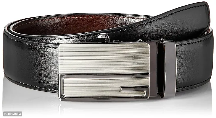 Walletsnbags Men's Leatherite Reversible Formal Belt-thumb0