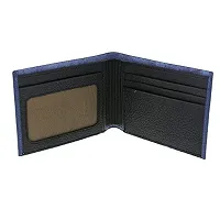 Walletsnbags Blue Men's Wallet-thumb1