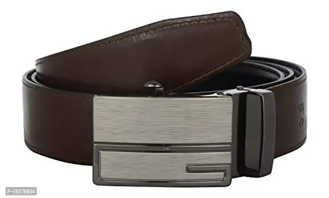 Walletsnbags Men's Leatherite Reversible Formal Belt-thumb3