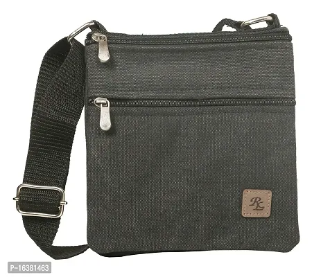 Twin Side Canvas Travel Messenger Bag-thumb0