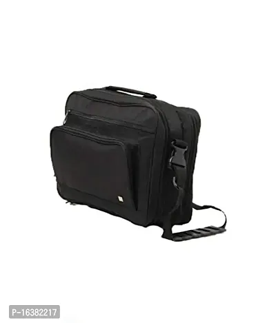 Walletsnbags Black Multi pocket Messenger office bag 16 Liter