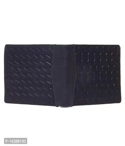 Walletsnbags Arrow Black Leather Men's Wallet-thumb3