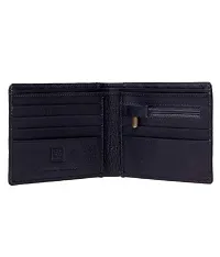 Walletsnbags Arrow Black Leather Men's Wallet-thumb1