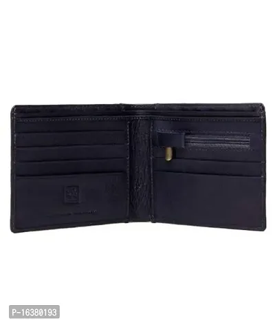 Walletsnbags Arrow Black Leather Men's Wallet-thumb2