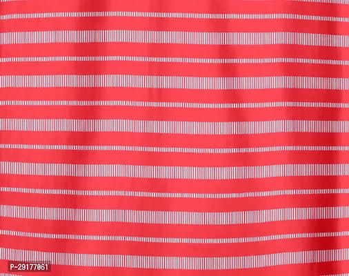 SYSBELLA FASHION Men Striped Casual Pink Shirt-thumb4